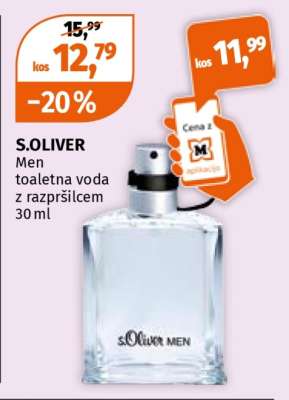 S.OLIVER Men toaletna voda z razpršilcem 30 ml