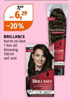 BRILLANCE barve za lase