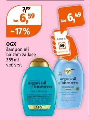 OGX Šampon ali balzam za lase