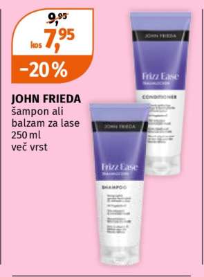 JOHN FRIEDA šampon ali balzam za lase