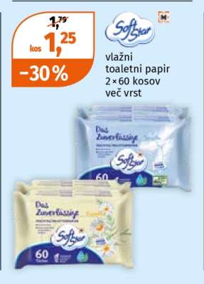 Softstar vlažni toaletni papir