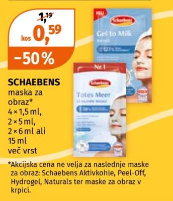 SCHAEBAENS maska za obraz