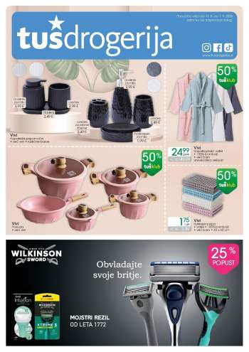 Tuš Drogeria katalog - 30.8.2026 - 7.9.2026.
