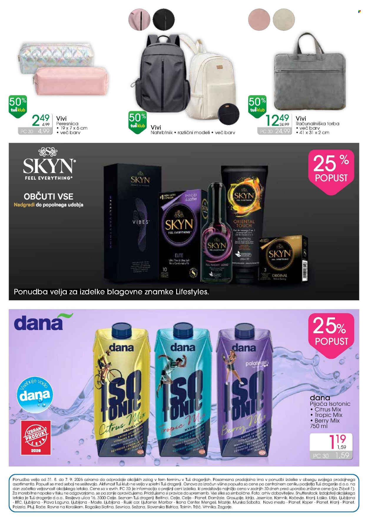Tuš Drogeria katalog - 30.8.2026 - 7.9.2026. Stran 4