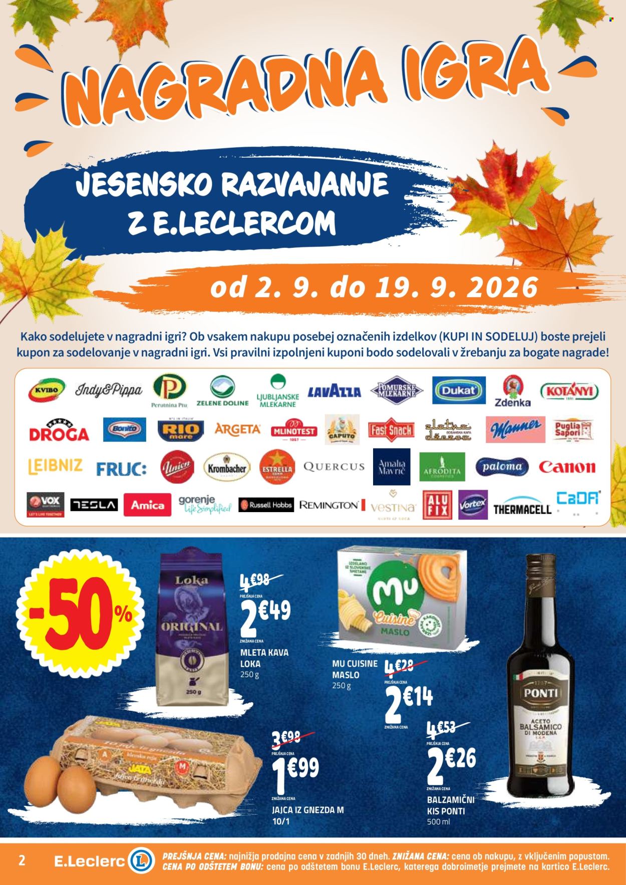 E.Leclerc katalog - 2.9.2026 - 12.9.2026. Stran 2