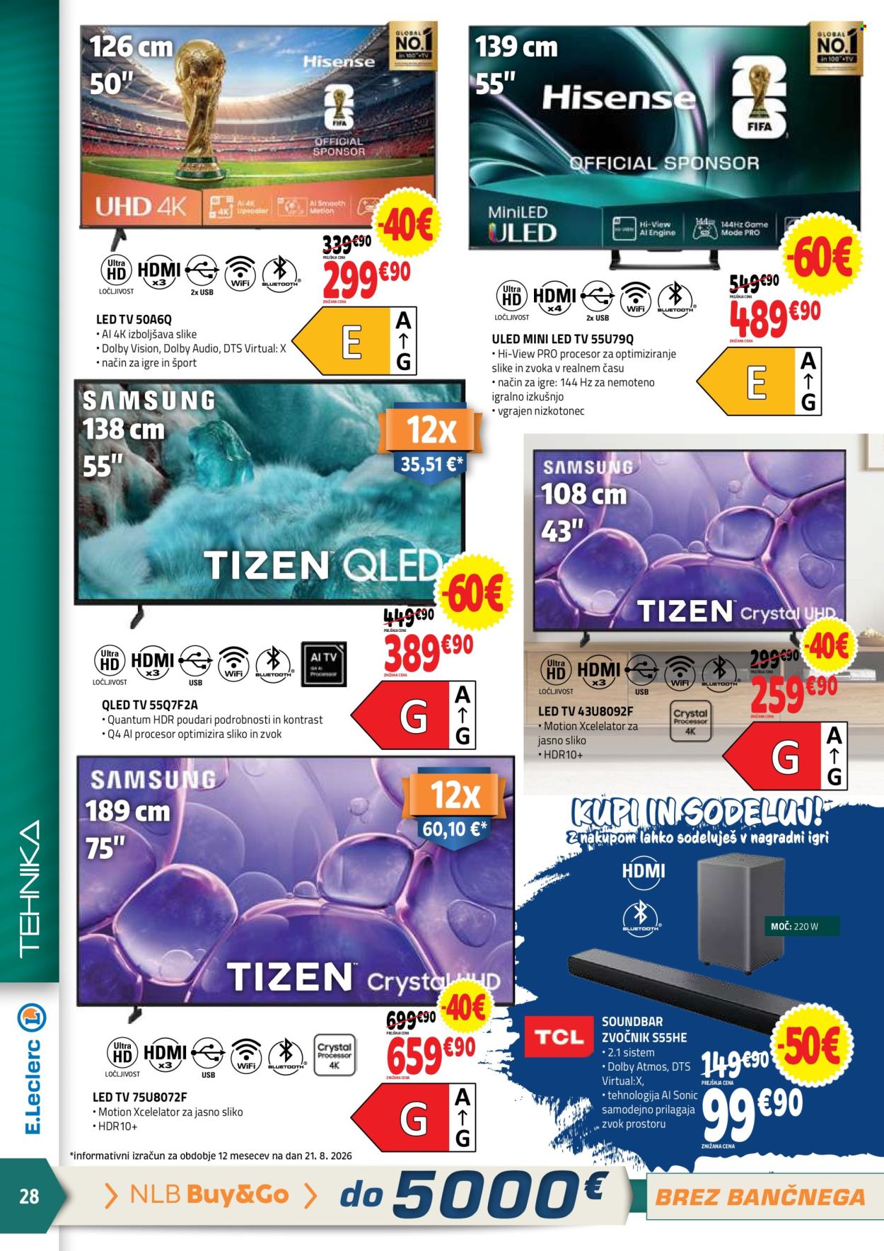 E.Leclerc katalog - 2.9.2026 - 12.9.2026. Stran 28