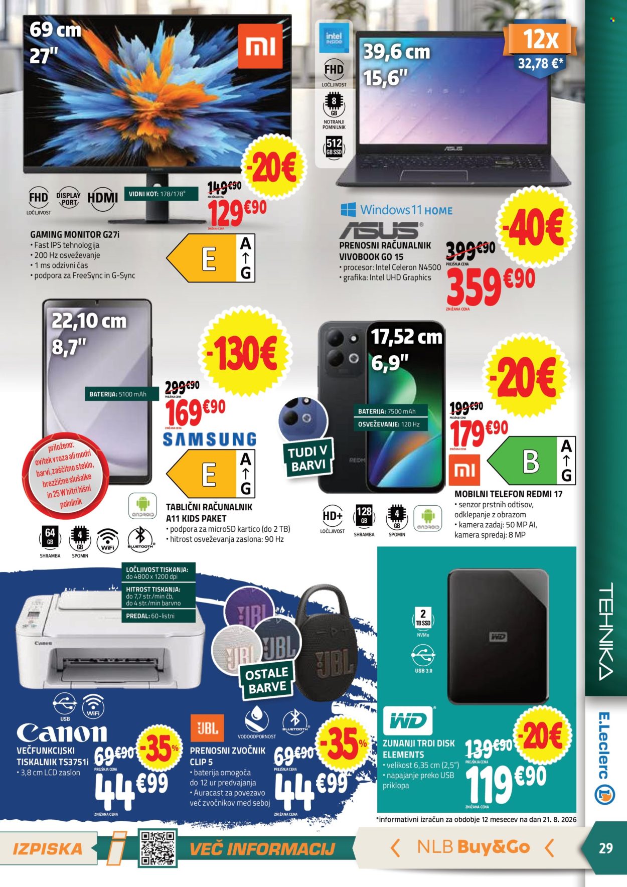 E.Leclerc katalog - 2.9.2026 - 12.9.2026. Stran 3