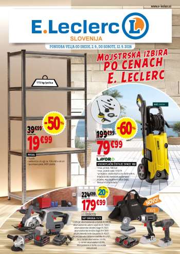E.Leclerc katalog - 2.9.2026 - 12.9.2026.