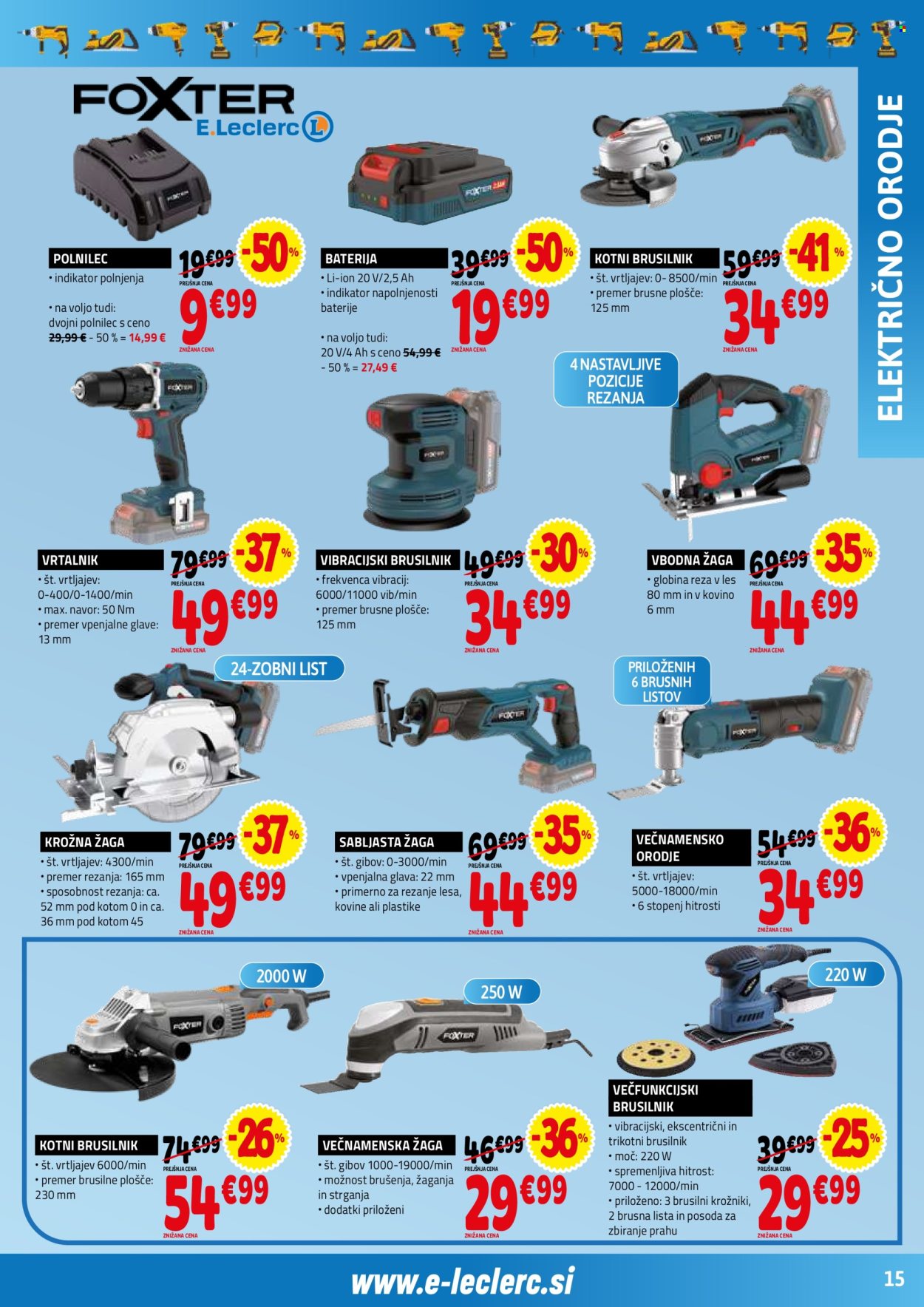 E.Leclerc katalog - 2.9.2026 - 12.9.2026. Stran 15