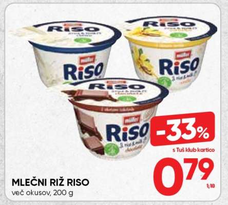 MLEČNI RIŽ RISO