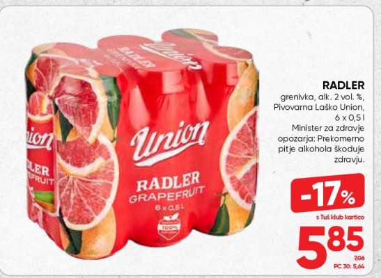 Union Radler Grapefruit