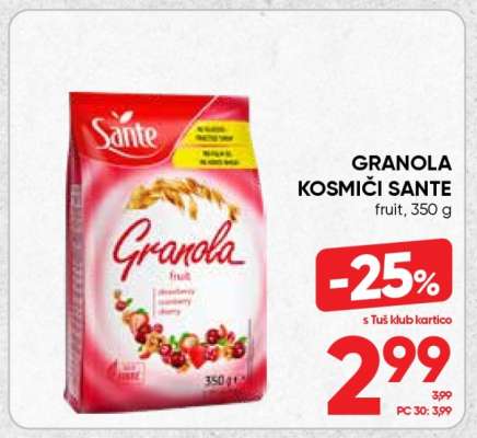 GRANOLA KOSMIČI SANTE