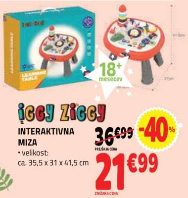 IGGY ZIGGY INTERAKTIVNA MIZA