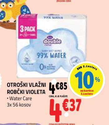 Otroški vlažni robčki Violeta