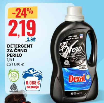 Dexal Detergent za črno perilo