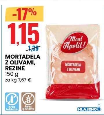 MORTADELA Z OLIVAMI, REZINE