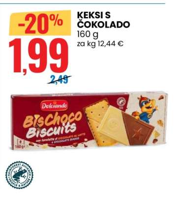 Keksi s čokolado