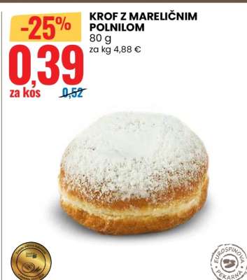 KROF Z MARELIČNIM POLNILOM
