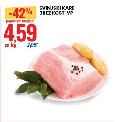 SVINJSKI KARE BREZ KOSTI VP