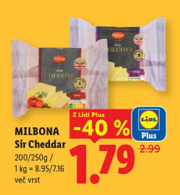 MILBONA Sir Cheddar