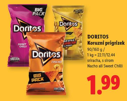 DORITOS Koruzni prigrizek