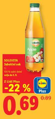 Solevita Jabolčni sok