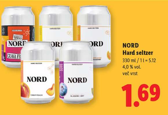 NORD Hard seltzer