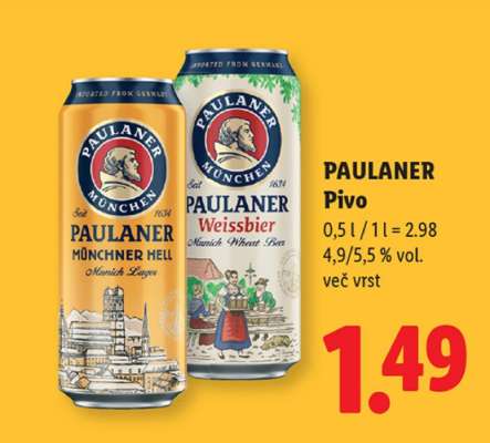 PAULANER Pivo