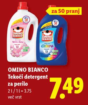OMINO BIANCO Tekoči detergent za perilo