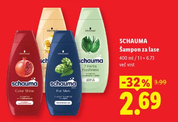 SCHAUMA šampon za lase