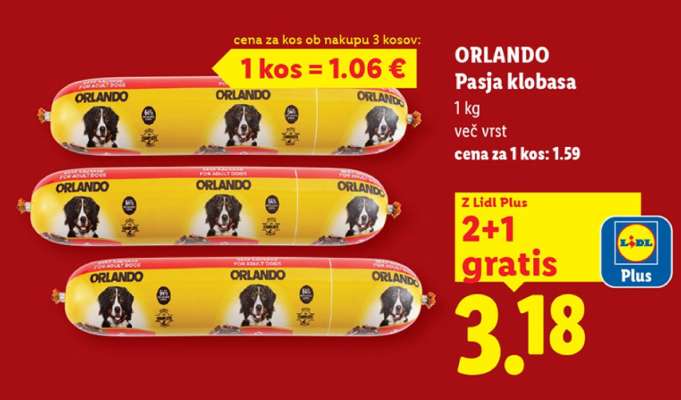 Orlando Pasja klobasa