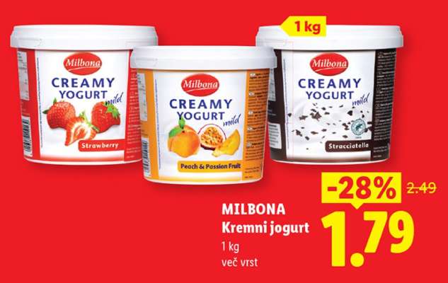 MILBONA Kremni jogurt