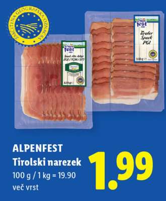 ALPENFEST Tirolski narezek