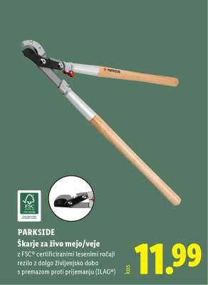 PARKSIDE Škarje za živo mejo/veje