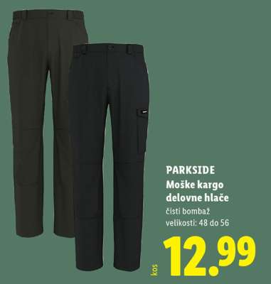 PARKSIDE Moške kargo delovne hlače