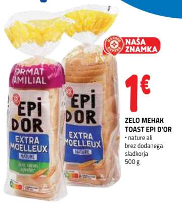 ZELO MEHAK TOAST EPI D'OR