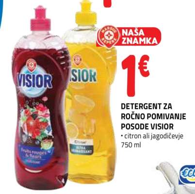 DETERGENT ZA ROČNO POMIVANJE POSODE VISIOR