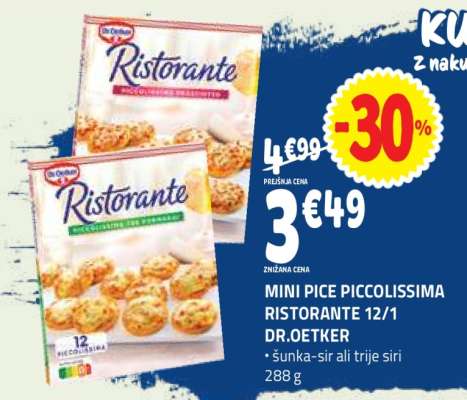 MINI PICE PICCOLISSIMA RISTORANTE 12/1 DR. OETKER