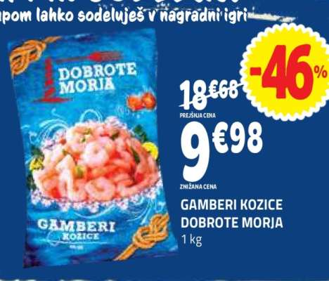 GAMBERI KOZICE DOBROTE MORJA
