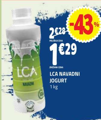 LCA NAVADNI JOGURT
