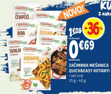 ZAČIMBNA MEŠANICA QUICK&EASY KOTANYI