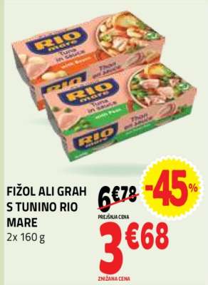FIŽOL ALI GRAH S TUNINO RIO MARE