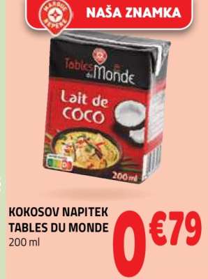 KOKOSOV NAPITEK TABLES DU MONDE