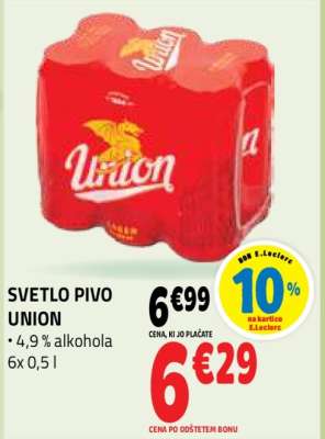 SVETLO PIVO UNION