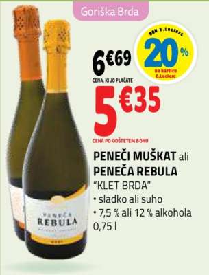 Peneči Muškat ali Peneča Rebula