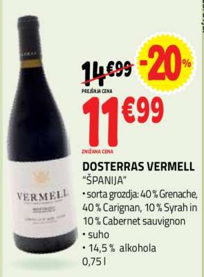 DOSTERRAS VERMELL