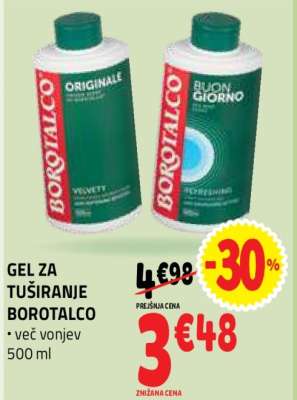 GEL ZA TUŠIRANJE BOROTALCO
