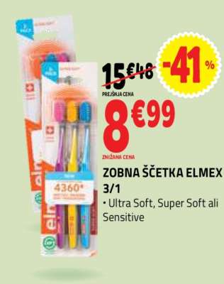 ZOBNA ŠČETKA ELMEX 3/1