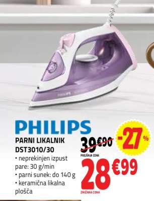 PHILIPS PARNI LIKALNIK DST3010/30