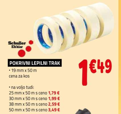 POKRIVNI LEPILNI TRAK